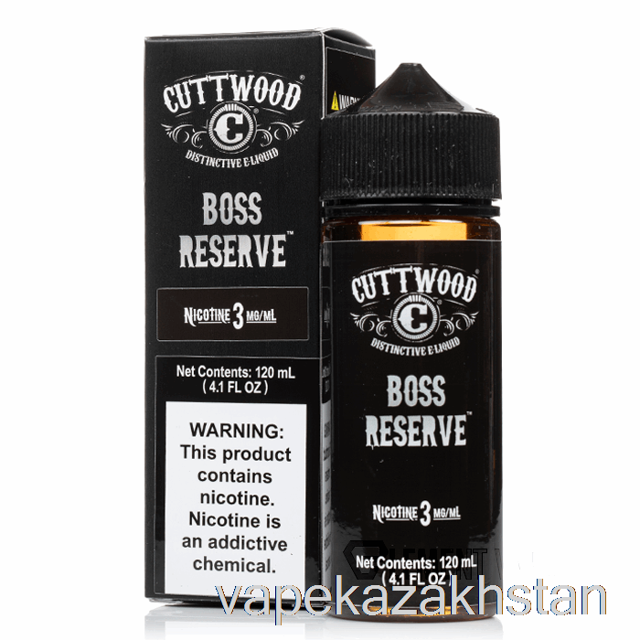 Vape Disposable Boss Reserve - Cuttwood E-Liquid - 120mL 0mg